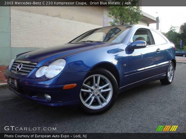 2003 Mercedes-Benz C 230 Kompressor Coupe in Orion Blue Metallic