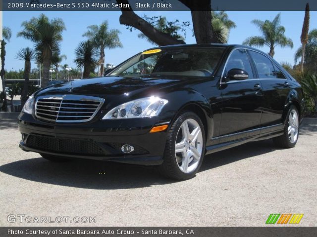 2008 Mercedes-Benz S 550 4Matic Sedan in Black