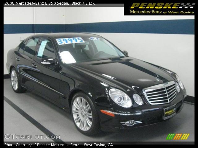 2008 Mercedes-Benz E 350 Sedan in Black