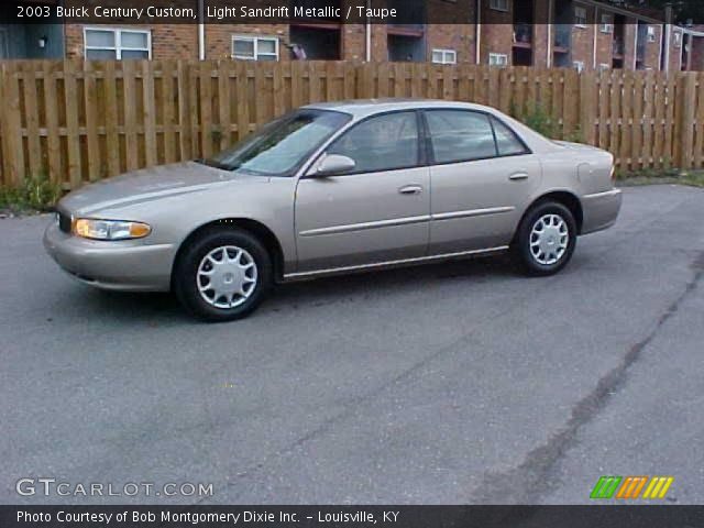 2003 Buick Century Custom in Light Sandrift Metallic