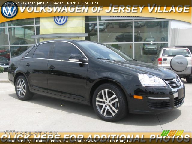 2006 Volkswagen Jetta 2.5 Sedan in Black