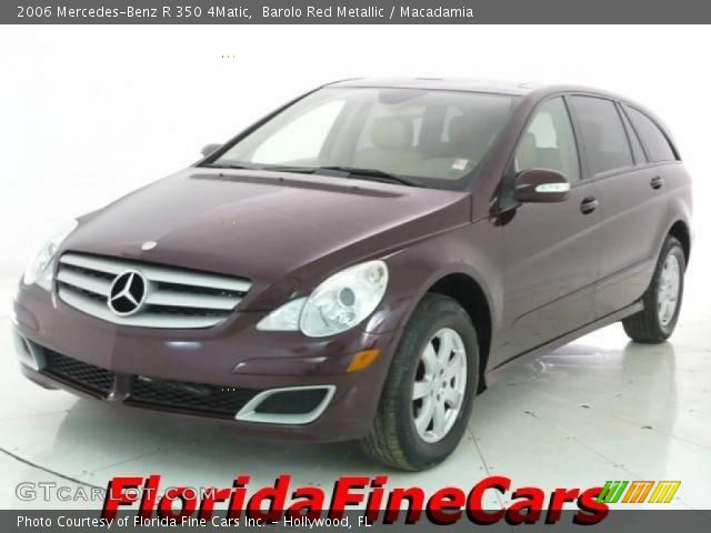 2006 Mercedes-Benz R 350 4Matic in Barolo Red Metallic