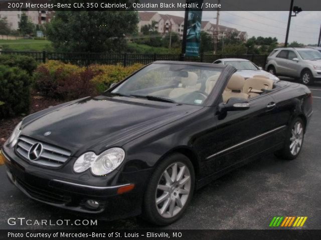 2007 Mercedes-Benz CLK 350 Cabriolet in Obsidian Black Metallic