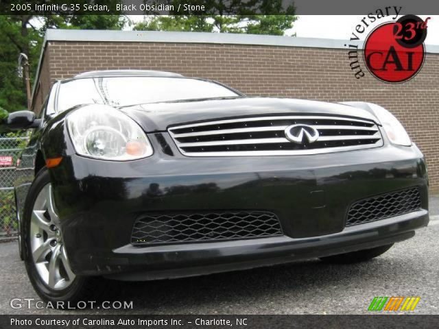 2005 Infiniti G 35 Sedan in Black Obsidian
