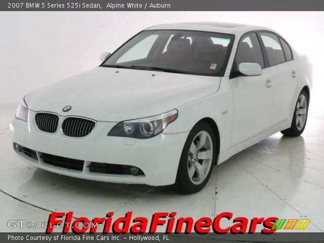 2007 BMW 5 Series 525i Sedan in Alpine White