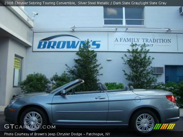 2008 Chrysler Sebring Touring Convertible in Silver Steel Metallic