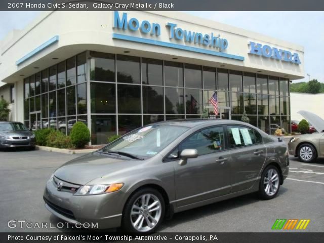 2007 Honda Civic Si Sedan in Galaxy Gray Metallic