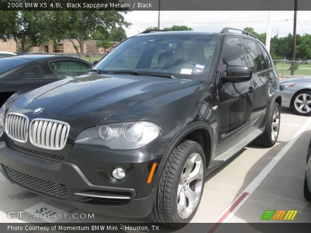 2008 BMW X5 4.8i in Black Sapphire Metallic