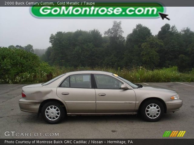 2000 Buick Century Custom in Gold Metallic