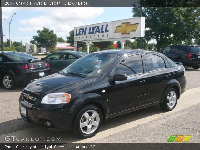2007 Chevrolet Aveo LT Sedan in Black