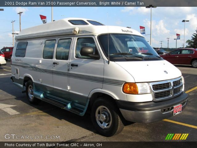 2001 Dodge Ram Van 3500 Passenger Conversion in Bright White
