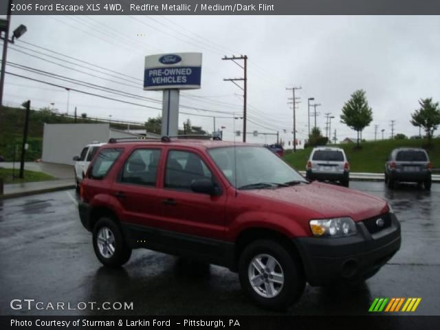 2006 Ford Escape XLS 4WD in Redfire Metallic