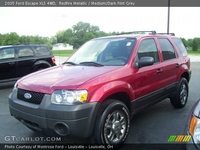 2005 Ford Escape XLS 4WD in Redfire Metallic