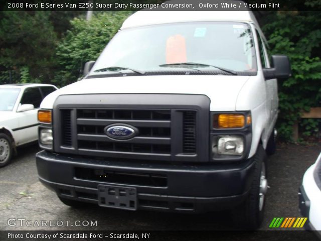 2008 Ford E Series Van E250 Super Duty Passenger Conversion in Oxford White