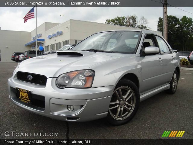 2005 Subaru Impreza WRX Sedan in Platinum Silver Metallic