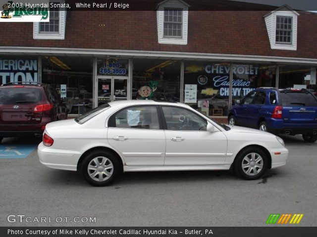 2003 Hyundai Sonata  in White Pearl