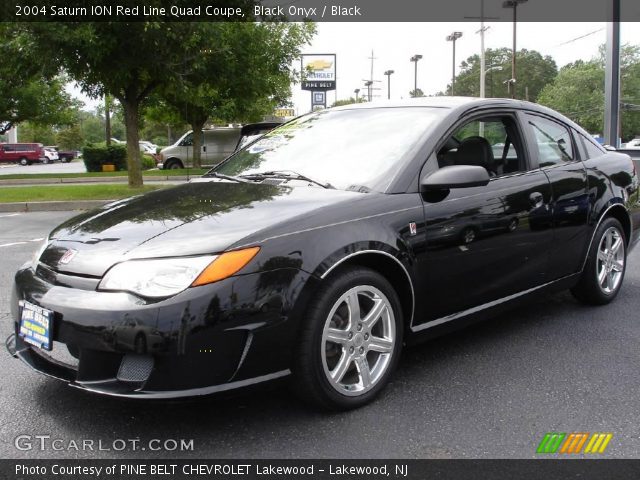 2004 Saturn ION Red Line Quad Coupe in Black Onyx