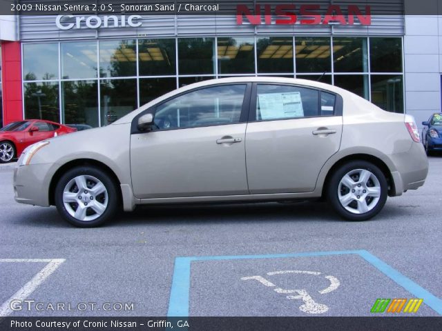 2009 Nissan Sentra 2.0 S in Sonoran Sand