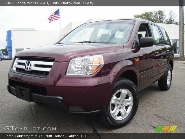2007 Honda Pilot LX 4WD in Dark Cherry Pearl