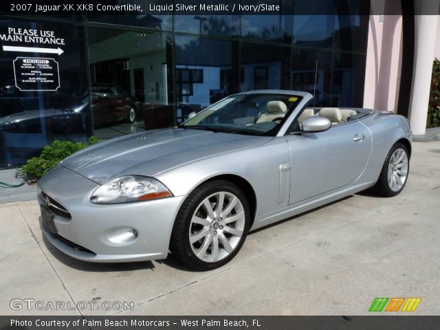 2007 Jaguar XK XK8 Convertible in Liquid Silver Metallic