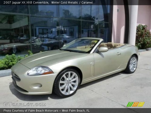 2007 Jaguar XK XK8 Convertible in Winter Gold Metallic