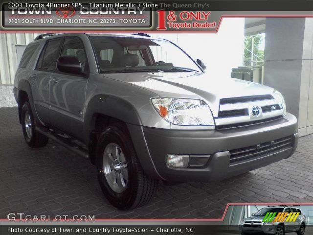 2003 Toyota 4Runner SR5 in Titanium Metallic