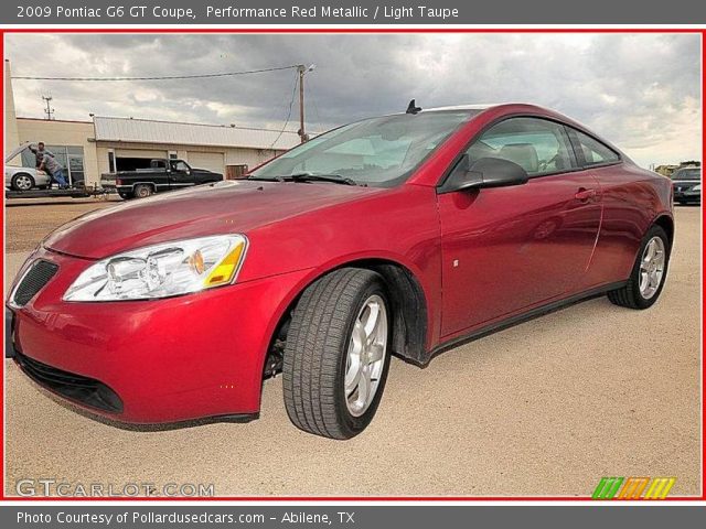 2009 Pontiac G6 GT Coupe in Performance Red Metallic