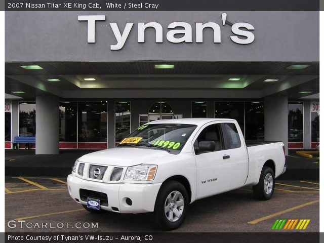 2007 Nissan Titan XE King Cab in White