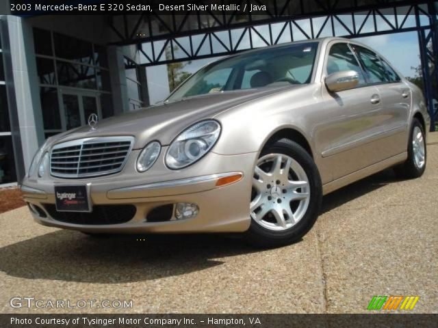 2003 Mercedes-Benz E 320 Sedan in Desert Silver Metallic