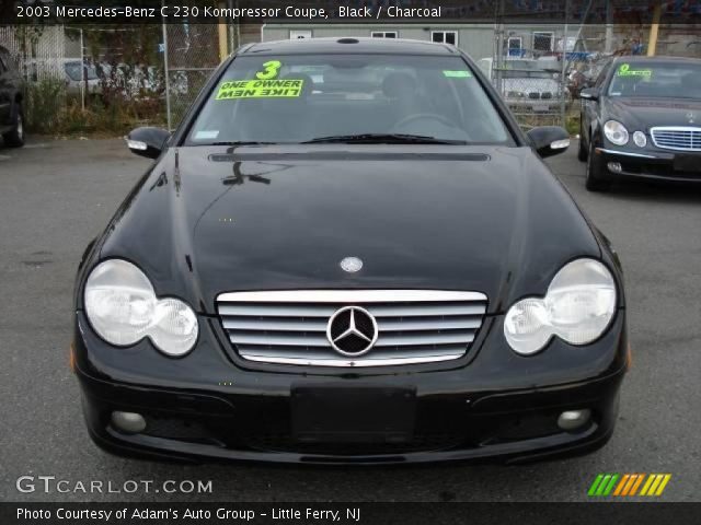 2003 Mercedes-Benz C 230 Kompressor Coupe in Black