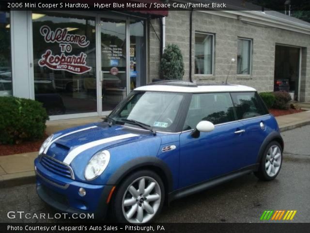 2006 Mini Cooper S Hardtop in Hyper Blue Metallic