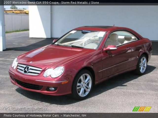 2007 Mercedes-Benz CLK 350 Coupe in Storm Red Metallic