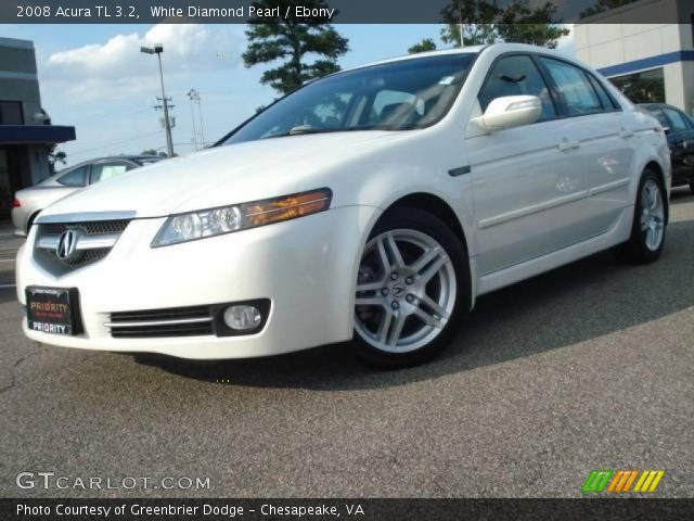2008 Acura TL 3.2 in White Diamond Pearl