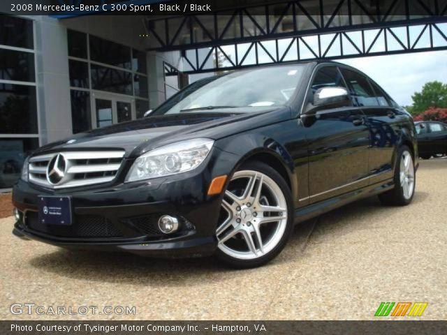 2008 Mercedes-Benz C 300 Sport in Black