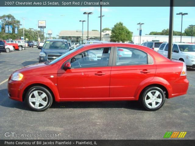2007 Chevrolet Aveo LS Sedan in Sport Red