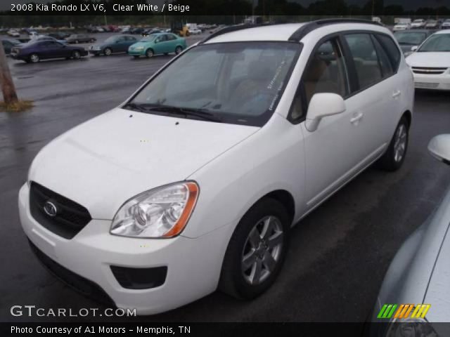 2008 Kia Rondo LX V6 in Clear White