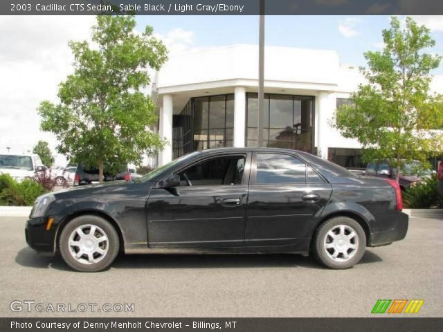 2003 Cadillac CTS Sedan in Sable Black