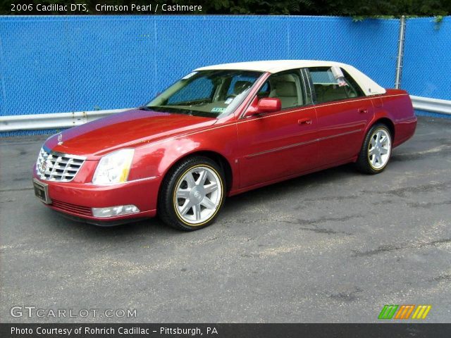 2006 Cadillac DTS  in Crimson Pearl