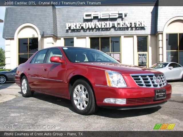 2008 Cadillac DTS  in Crystal Red