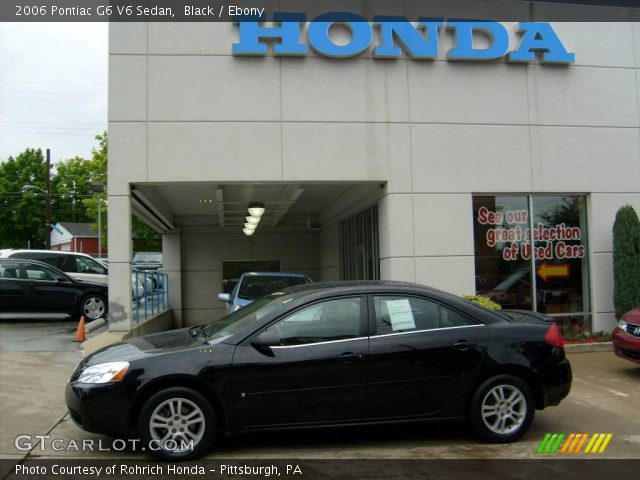 2006 Pontiac G6 V6 Sedan in Black