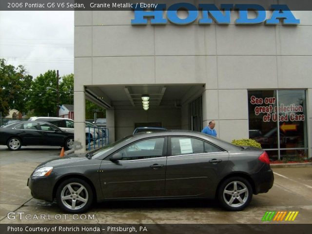 2006 Pontiac G6 V6 Sedan in Granite Metallic