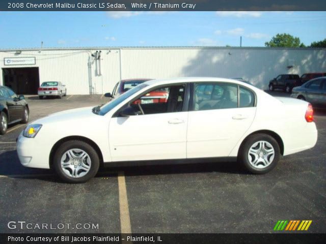 2008 Chevrolet Malibu Classic LS Sedan in White