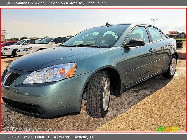 2009 Pontiac G6 Sedan in Silver Green Metallic