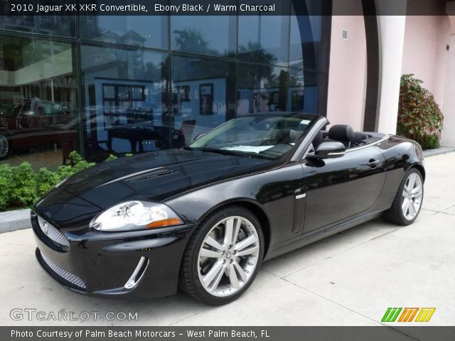 2010 Jaguar XK XKR Convertible in Ebony Black