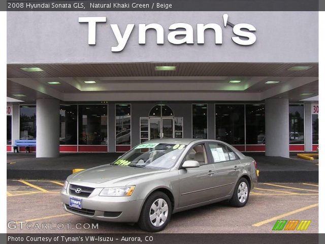 2008 Hyundai Sonata GLS in Natural Khaki Green
