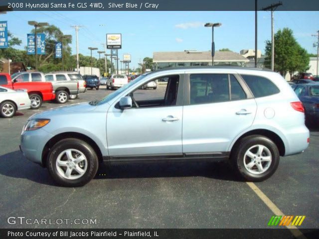 2008 Hyundai Santa Fe GLS 4WD in Silver Blue