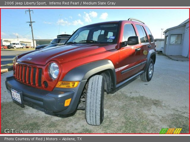 2006 Jeep Liberty Sport in Inferno Red Pearl