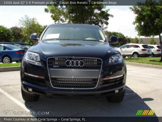 2009 Audi Q7 3.6 Premium quattro in Cobalt Blue Metallic