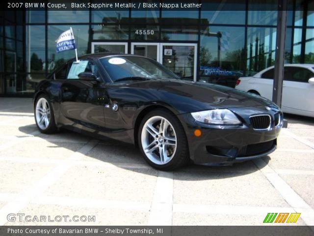 2007 BMW M Coupe in Black Sapphire Metallic