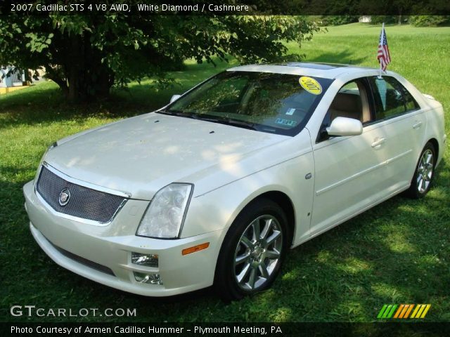 2007 Cadillac STS 4 V8 AWD in White Diamond